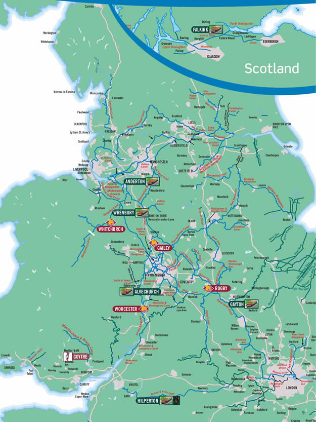 Uk Canal Boat Map